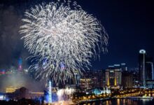 Photo of Перово: праздничный фейерверк вечером